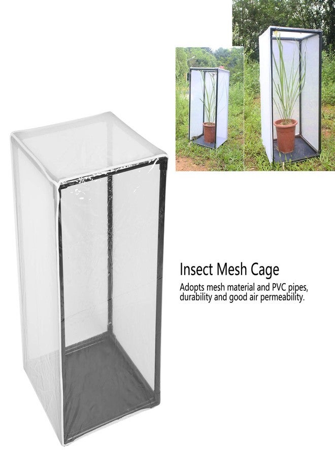 Topyond Butterfly Habitat Cage, Large 30 Inch Monarch Insect Mesh Cage with Zipper, Outdoor Collapsible Insect Mesh Cage for Breeding Observation Protection - Image 3